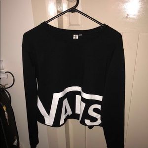 Vans women’s cropped sweatshirt